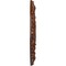 Ekena Millwork Rose Medallion (Canopies up to 7 1/4"), 18"OD x 3 1/2"ID x 1 1/2"P, Burnished Mahogany Crackle CM18ROBMC - alternate 3